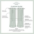 thumbnail image 4 of Nicole Miller Turion Floral Room Darkening Blackout Grommet Top Curtain Panel Pair, 52"x84", Ash Grey, 4 of 7