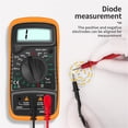 thumbnail image 2 of Digital Multimeter AC/DC Ammeter Volt Ohm Multimetro Tester Meter With Thermocouple LCD Backlight Portable ,Widely Used, 2 of 6
