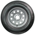thumbnail image 1 of eCustomrim Radial Trailer Tire On Silver Rim ST225/75R15 Load Range D 5 Lug On 4.5 Modular Wheel - 6 Year Warranty w/Free Roadside, 1 of 4