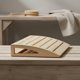 thumbnail image 2 of predolo Reposacabezas de Madera Curvo Diseño Ergonómico Almohada de Madera para Sauna Resistente Al Calor para Spa, 2 of 10