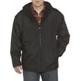 thumbnail image 2 of Harbor Bay by DXL Big and Tall Men's Quilt-Lined Hoodie, Black, 5XLT, 2 of 6