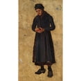 thumbnail image 2 of Frederik Collett 12x18 Black Ornate Wood Framed Double Matted Museum Art Print Titled - Woman with Hymnbook, 2 of 5