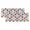 Red, variant on Moroccan Geometric Valances for Windows, Vintage Boho Rhombic Pattern Red Gray Light Filtering Kitchen Curtains, Rod Pocket Window Valance Curtains for Living Room Bedroom, 42" W x 12" L, 2 Panels