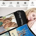 thumbnail image 5 of Personalised Blankets for Adults, Personalised Photo Blankets, Custom Blanket with Pictures, Personalised Gifts for Women Men, Personalised Birthday Gifts for Best Friends, 5 of 6