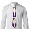 thumbnail image 2 of Men'S America Samoa Flag Tie Fashion Causal Printed Necktie, 2 of 7