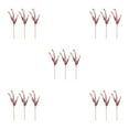 thumbnail image 3 of kurtrusly 3x Low Maintenance Artificial Flowers Enjoy Beautiful Decor Without Hassle red 5Set, 3 of 6