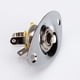 thumbnail image 5 of Reempzo Del Zócalo Piezas Del Conector de Salida de Aleación de Cromo para Guitarra Eléctrica Gloria Placa Jack de Salida Ovalada para Guitarra Eléctrica Cromada, 5 of 7