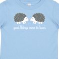 thumbnail image 4 of Inktastic Twin Hedgehogs Baby Gift Boys or Girls Baby T-Shirt, 4 of 5