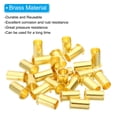 thumbnail image 3 of Uxcell 50Pcs Inserto de Compresión de Latón Soporte de Tubo de Compresión para Tubo de 1/2" OD, 3 of 6