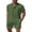 Army Green, variant on COOFANDY Men's 2 Pieces Linen Set Henley Shirt Short Sleeve and Shorts Summer Beach Yoga Matching Outfits