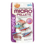 Hikari Micro Semi-Floating Pellets Freshwater Tropical Fish Food, 0.77 Oz