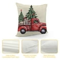 thumbnail image 4 of GOSMITH Christmas Pillow Covers Christmas Decorations Merry Christmas Tree Truck Joy Snow Hello Winter Decorative Red Throw Pillows Farmhouse Christmas Holiday Indoor Home Decor for Couch, 4 of 5