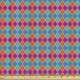 thumbnail image 1 of Moroccan Fabric by the Yard, Repetitive Vibrant Tones Modernized Traditional Art, Decorative Upholstery Fabric for Chairs & Home Accents, Multicolor by Ambesonne, 1 of 5