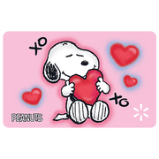 Vday Snoopy Hearts Walmart eGift Card