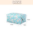thumbnail image 2 of Tissue Box Cover, PVC Leather Rectangular Tissue Case for Vanity Countertop, Livingroom, 17 *11*8cmgreen, 2 of 4