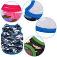 thumbnail image 4 of 3 piezas de sudaderas para cachorros, ropa de camuflaje para perros, ropa para mascotas, chalecos transpirables para perros, ropa duradera para mascotas, camisas Namotu CZCW-ZC418-3, 4 of 6
