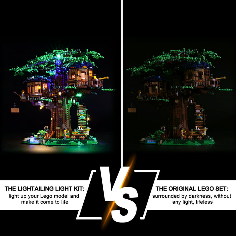 LIGHTAILING Led Lighting Kit for Legos Tree House 21318 Building Blocks  Model (Building Block Set Not Included) 