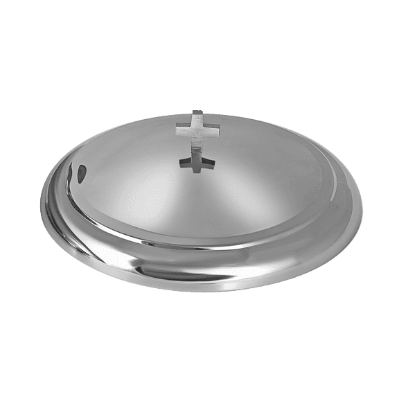 Communion Tray Cover for Churches Communion Supplies Stainless Steel (Silver Mirror)