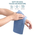 thumbnail image 3 of Casa Platino 12 Piece Wash Cloths Bathroom Set - 100% Cotton Highly Absorbent Washcloths Bulk, Wash Clothes - Allure, 3 of 7