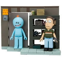 Rick and Morty Smith Garage Rack 109-Piece Construction Set w/ Meeseeks & Jerry