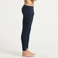 thumbnail image 5 of jsaierl Men's Solid Color Cotton Breathable Sports Comfy Leggings Slim Fit Pants Warm Skinny Stretch Long Johns Trousers, 5 of 7