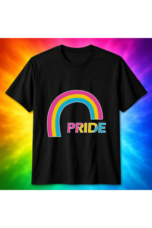 Pansexual Pride Rainbow T-Shirt, for men & women, S-5XL
