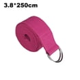 thumbnail image 2 of Strap for Stretching – Yoga Stretching Strap Thick Durable Cotton with Adjustable Ring, 2 of 5