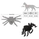 thumbnail image 2 of Disfraz de araña para mascotas, disfraz de Halloween para mascotas, ropa de araña para perros y gatos, simulación de terror, disfraz de arañas de felpa, 2 of 14
