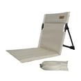 thumbnail image 4 of Silla de playa plegable shamjiam tumbona de playa con respaldo beige, 4 of 8
