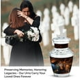thumbnail image 4 of MUKTIVE Guitar Cremation Urns for Human Ashes Adult Male Keepsake - Brown Decorative Burial Urn for Adult Men and Women Small - Memorials Remain Holders - Memorial Gifts for Loss of Dad (3 Inch), 4 of 7