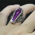thumbnail image 6 of Vampire Coffin Ghost 14K White Gold Mens Rings Gothic Punk Unique Cool for Male Boyfriend Jewelry Creativity Gift, 6 of 11