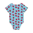 thumbnail image 2 of Rocae Strawberries for Baby Climbing Clothes Soft Baby Romper for Active Infants Comfortable and Breathable Crawling Jumpsuit Unisex Baby Outfit 12 Months, 2 of 8