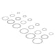 thumbnail image 3 of 540Pcs Sealing Washer Kit Corrosion Resistant O Ring Aluminum Alloy Washer Set for Automobiles, 3 of 5