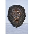 thumbnail image 2 of Nifao Lion Face Wall – Wall-Mount Bronze Fountain, Garden Water Feature, 12"L x 8"W x 18"H, 2 of 9