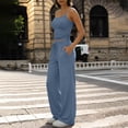 thumbnail image 5 of jobturf 2 Piece Sets for Women Summer Spaghetti Strap Tank Top and Straight Leg Sweatpants Matching Lounge Set Vacation Outfits S-XXL, 5 of 6