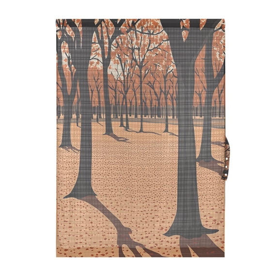 Dusk Door Curtain 25x40in Privacy Mesh with UV Protection Tie Back Rod Pockets