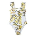 thumbnail image 2 of Gibobby Trajes de baño mujer una pieza Conjunto de traje de baño con correa para mujer Bikini sexy Conjunto de traje de baño con estampado de hojas multi(A,XL), 2 of 3