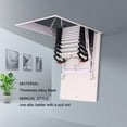 thumbnail image 2 of Pull Down Attic Stairs Opening Size 30x 54inch Maximum Height 9.8ft, 2 of 5