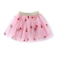 thumbnail image 2 of AURIGATE Toddler Baby Girl Skirt Toddler Girls Cute Party Dance Solid Color Embroidery Net Yarn Tulle Princess Dress Skirt, 2 of 4