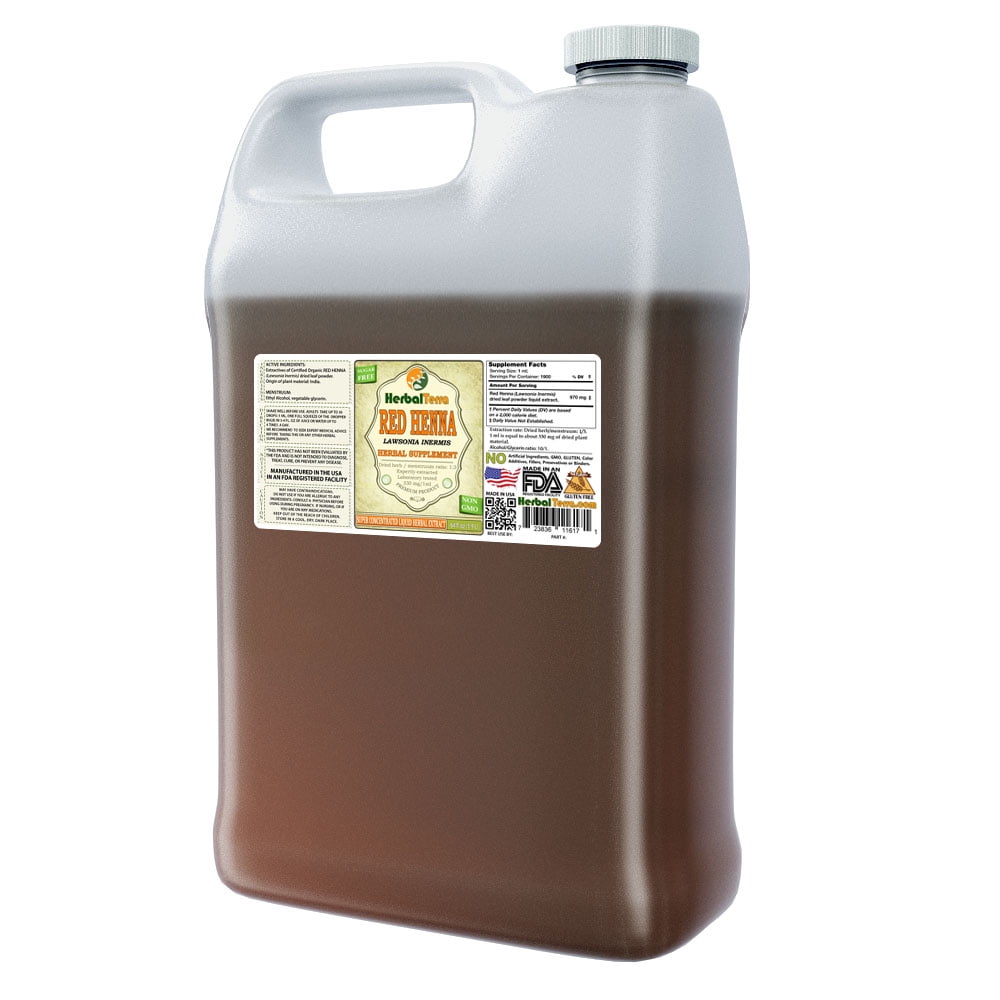 Red Henna (Lawsonia inermis) Tincture, Organic Leaves Powder Liquid