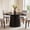 Black, variant on Finmind 47-inch Round Dining Table for 4-6 People, Farmhouse Kitchen Table with Sturdy Base, Circle Dinner Table for Dining Room, Kitchen, Black