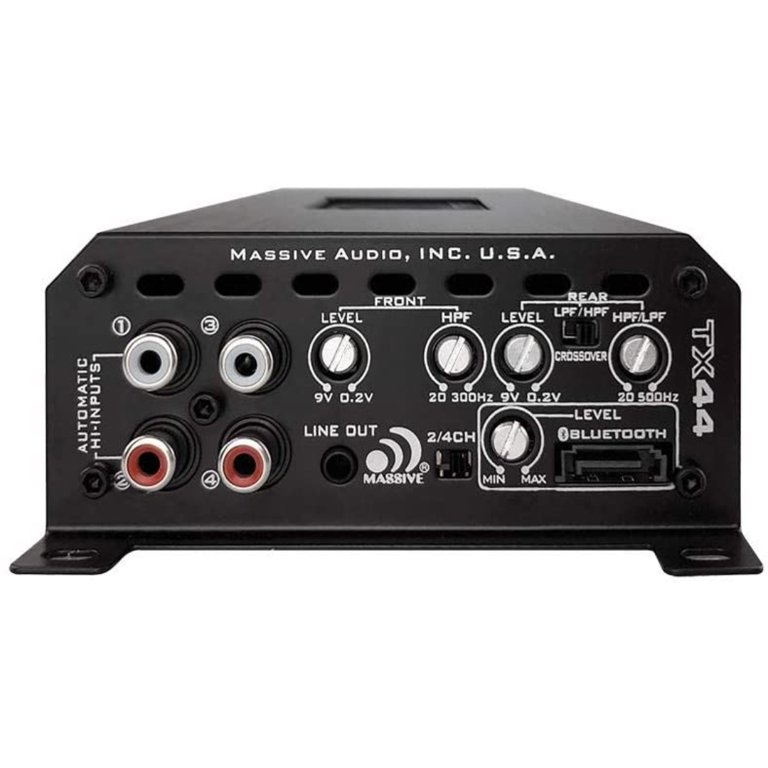 m&amp;w TX44 - 120 Watts x 4 RMS @ 4 Ohm Marine 4 Channel Amplifier