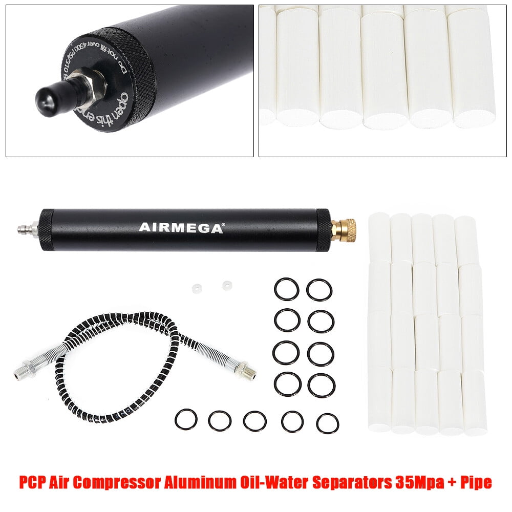 Miumaeov 4500 psi Oil Water Separator Air Filter PCP Air Compressor Set for High Pressure