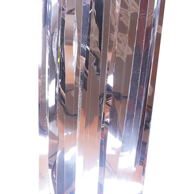 LCXmlly Rideau à Franges en Aluminium Brillant pour Enterrement de Vie de Jeune Fille, Décor de Fond