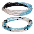 thumbnail image 1 of 2 Pcs Chaîne à Perles pour Femmes, Chaîne de Corps à Perles Mode, Chaîne de Ventre pour la Plage, 1 of 10