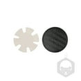 thumbnail image 3 of TFixolCarbon Fibre Car Engine Start Stop Switch Button Sticker Ignition Sticker Car Interior Decoration Replacement for Mercedes Benz A B C W205 GLC X253 AMG E ML GLE, 3 of 7