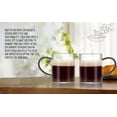 thumbnail image 3 of Bacimi Borosilicate Clear Glass Espresso cups 3oz / 90ML, Smoke Handle Set of 4, 3 of 7