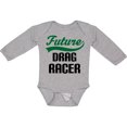 thumbnail image 3 of Inktastic Future Drag Racer Boys Long Sleeve Baby Bodysuit, 3 of 5