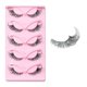 thumbnail image 1 of Pestañas de ojo de zorro Pestañas postizas de ojo de gato tenues Pestañas de aspecto natural con forma de ala de ángel que parecen extensiones Pestañas de visón sintético Pestañas postizas, 1 of 5