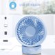 thumbnail image 4 of Ventilador a batería, ventilador USB Escritorio pequeño Diseño de ventilador portátil recargable silencioso para el hogar Oficina Coche Viajes al aire libre Vhermosa Ventiladores, 4 of 6